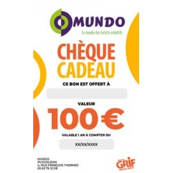 Chèque cadeaux Mundo 100