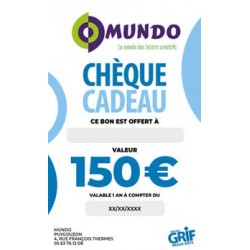 Chèque cadeaux Mundo 150